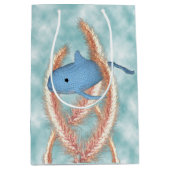 Sac cadeau - Baignade baleine et poulpe (Devant)