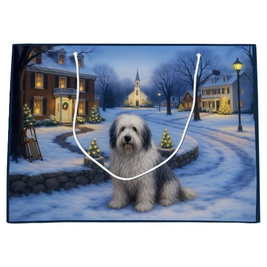 Sac Cadeau Bearded Collie (Devant)