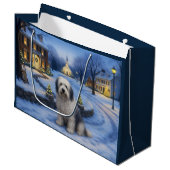 Sac Cadeau Bearded Collie (Devant Angle)