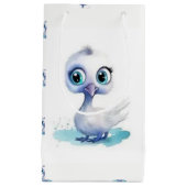Sac Cadeau Bébé Canard Blanc Mignon (Devant)