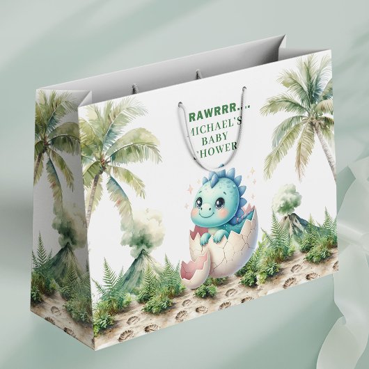 Sac Cadeau Bébé Dino Naissance Imminente Décoratio