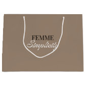 Sac cadeau beige (Devant)