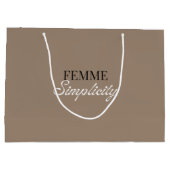 Sac cadeau beige (Dos)