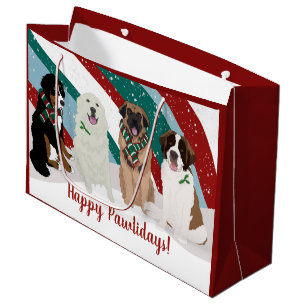Sac Cadeau Bernese Leonberger Grandes Pyrénées Noël Grand