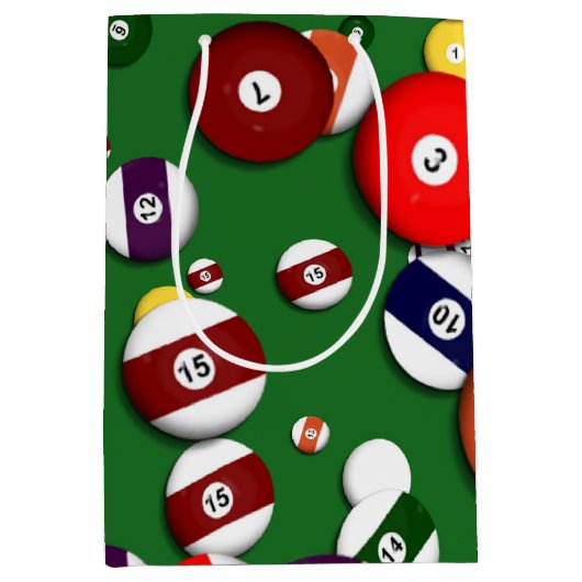 Sac cadeau - Billard (Devant)