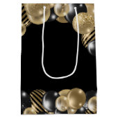 Sac cadeau Black Gold Parting Favoriser pour les c (Dos)