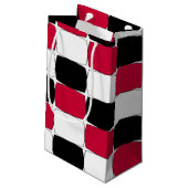 Sac cadeau Black, White et Red Fish Eye (Dos Angle)