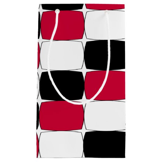 Sac cadeau Black, White et Red Fish Eye (Devant)