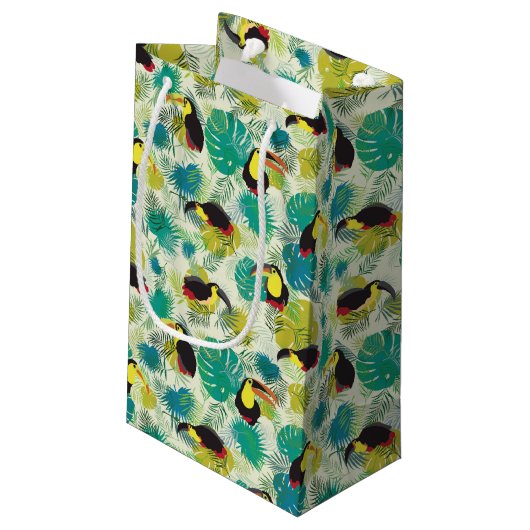 Sac cadeau blanc Toucans (Dos Angle)