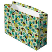 Sac cadeau blanc Toucans (Dos Angle)