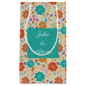 Sac cadeau blanc Zinnia (Devant)