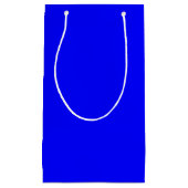 Sac cadeau bleu avec 3 tailles (Devant)