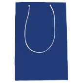 Sac cadeau bleu Cobalt foncé (Devant)