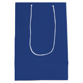 Sac cadeau bleu Cobalt foncé (Dos)