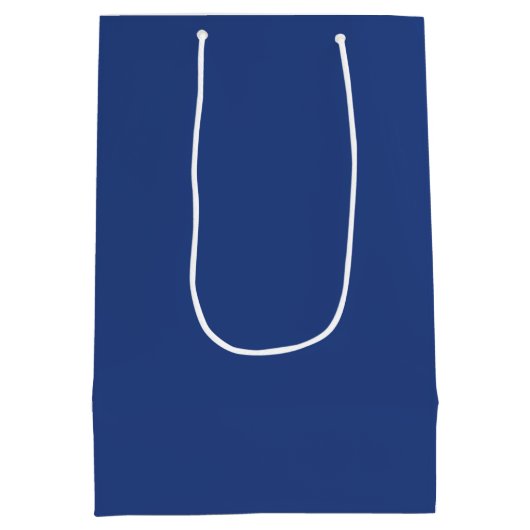Sac cadeau bleu Cobalt foncé (Dos)