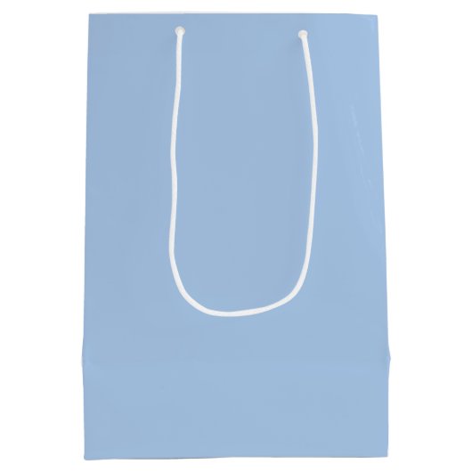 Sac cadeau bleu français solide (Dos)