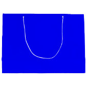 Sac cadeau bleu grand (Dos)