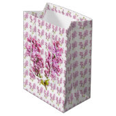 Sac cadeau - Blossoms Lilac (Devant Angle)