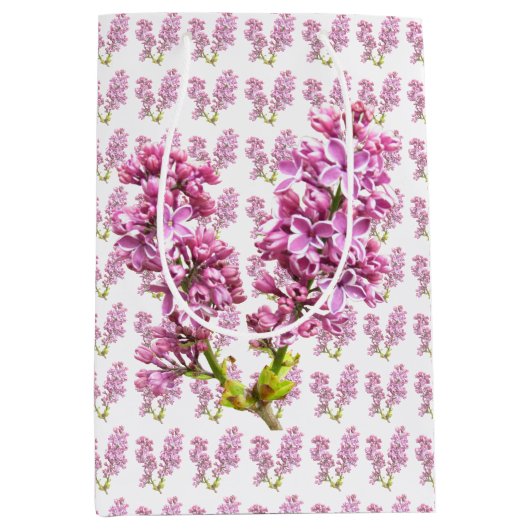 Sac cadeau - Blossoms Lilac (Devant)