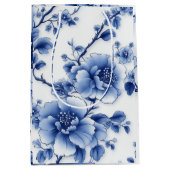 Sac cadeau Blue Bloom (Devant)
