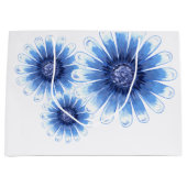 Sac cadeau Blue Daisy (Devant)