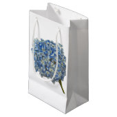 Sac cadeau Blue Hydrangea (Devant Angle)