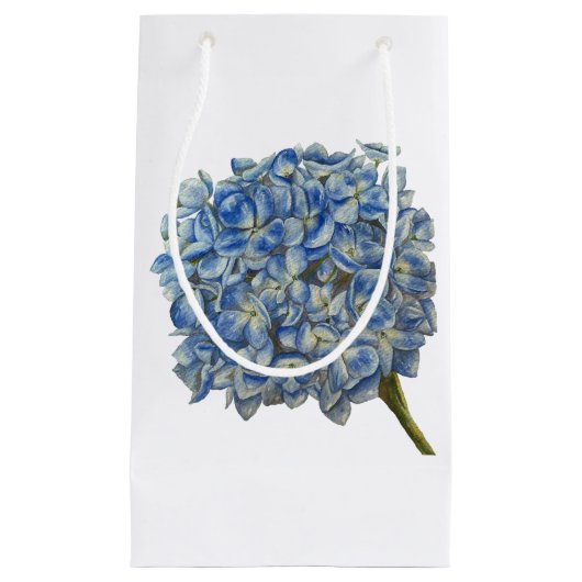 Sac cadeau Blue Hydrangea (Devant)