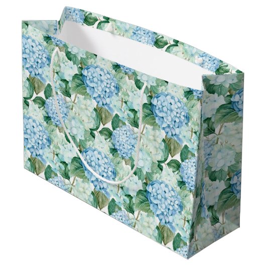 Sac cadeau Blue Hydrangeas (Dos Angle)