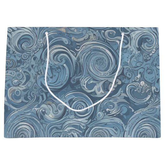 Sac cadeau Blue Marble (Devant)