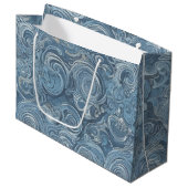 Sac cadeau Blue Marble (Devant Angle)