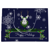 Sac cadeau Blue Reindeer (Devant)