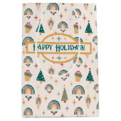 Sac cadeau Boho Christmas Rainbow (Devant)