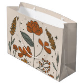 Sac cadeau Boho Fleur sauvage (Dos Angle)