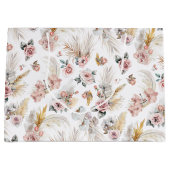 Sac cadeau Boho Pampas Grass Blush Floral (Devant)