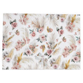 Sac cadeau Boho Pampas Grass Blush Floral (Dos)