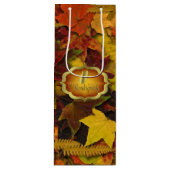 Sac cadeau - Bon thanksgiving Feuilles d'automne (Devant)