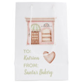 Sac Cadeau Bonhomme de Neige Merci pour Votre Douc (Dos)