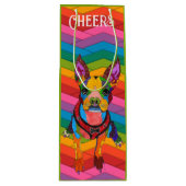 Sac cadeau Boston Terrier joli et coloré (Devant)