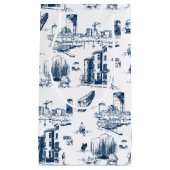 Sac cadeau Boston Toile Navy (Devant)