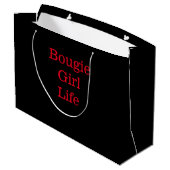 Sac cadeau Bougie Girl Life (Dos Angle)