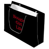 Sac cadeau Bougie Girl Life (Devant Angle)