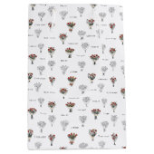 Sac cadeau Bouquet de fleurs (Devant)