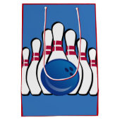 Sac cadeau Bowling Design (Dos)