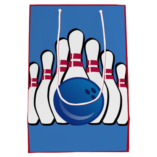 Sac cadeau Bowling Design (Dos)