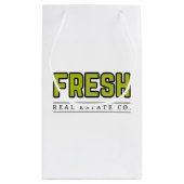 Sac cadeau brillant FRESH (petit) (Dos)