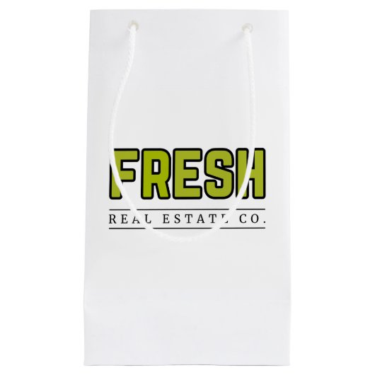 Sac cadeau brillant FRESH (petit) (Devant)