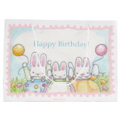 Sac Cadeau Bunny Anniversaire (Dos)