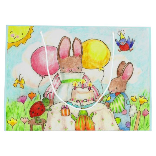 Sac cadeau Bunny et Bug (Dos)