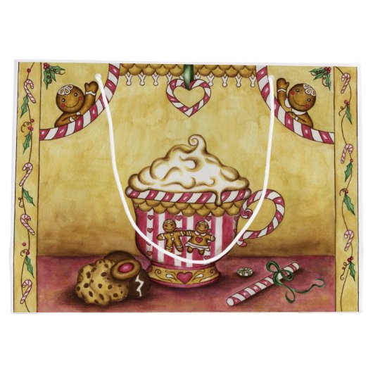 Sac cadeau café pain d'épices (Dos)