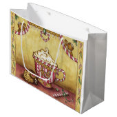 Sac cadeau café pain d'épices (Devant Angle)